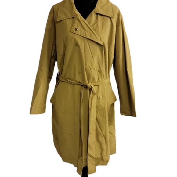 Ava & Viv Jackets & Coats Ava Viv Plus Size Water Resistant Green